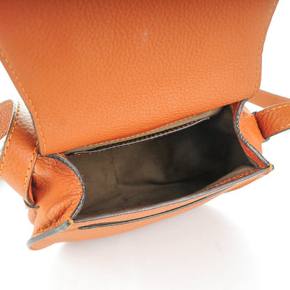 Chloe Calfskin Mini Marcie Round Crossbody Bag Tan 5 of 9