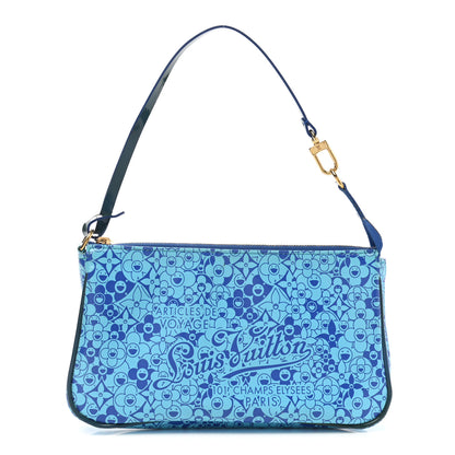 Louis Vuitton Cosmic Blossom Pochette Accessories Blue 2 of 18
