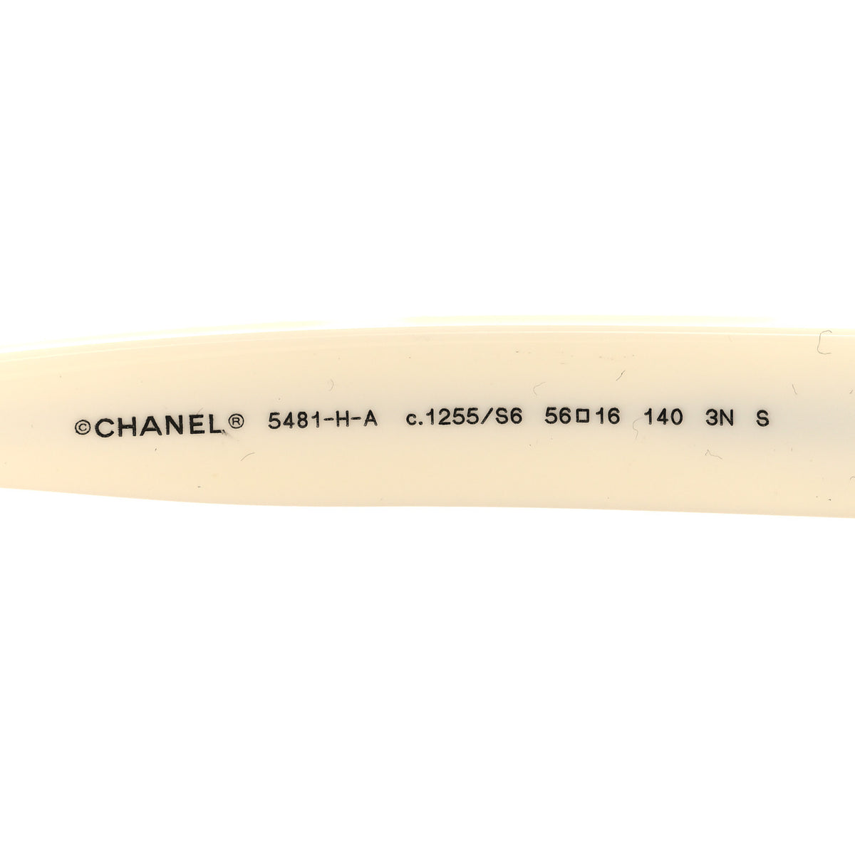 Chanel Acetate Pearl Cat Eye CC Sunglasses 5481-H-A White 5 of 7