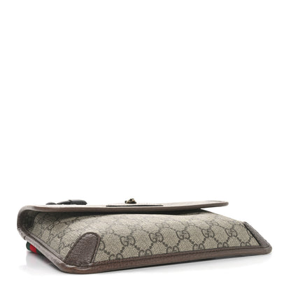 Gucci GG Supreme Monogram Neo Vintage Web Belt Bag Brown 5 of 12
