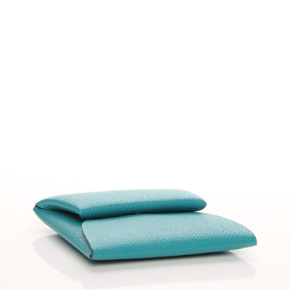 Hermes Epsom Bastia Coin Purse Bleu Paon 4 of 6