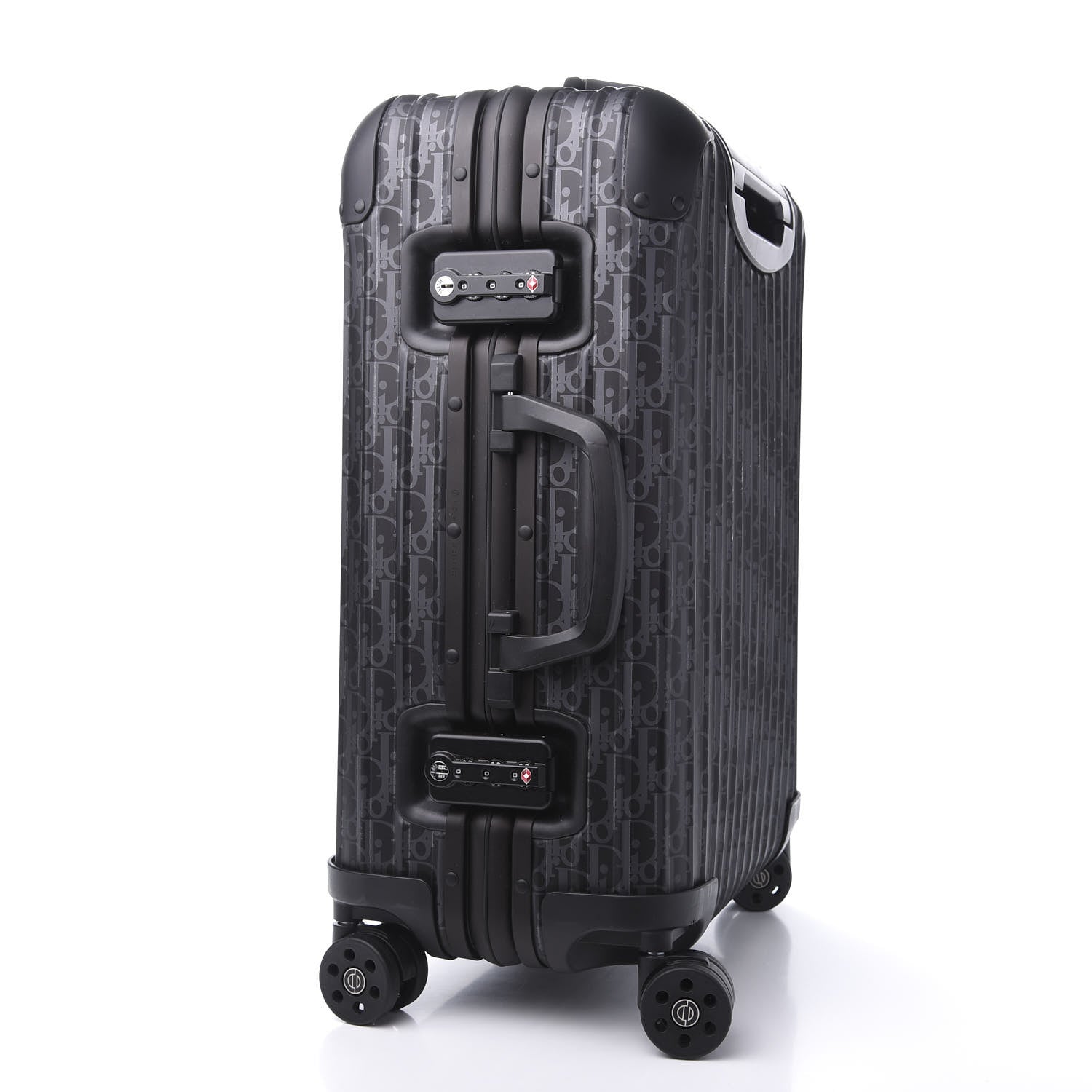 Christian Dior X RIMOWA Aluminum Zucca Print Roll Away Carry On Luggage 2 of 13
