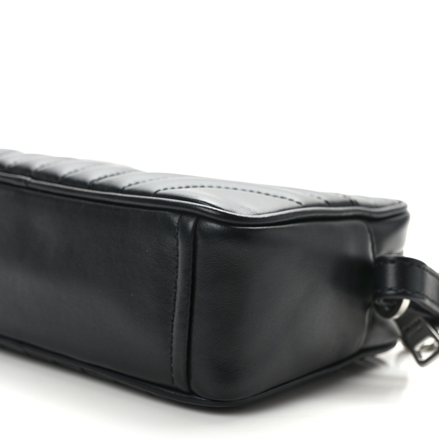 Prada Soft Calfskin Diagramme Crossbody Bag Black 9 of 10