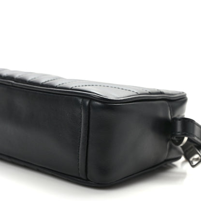 Prada Soft Calfskin Diagramme Crossbody Bag Black 9 of 10