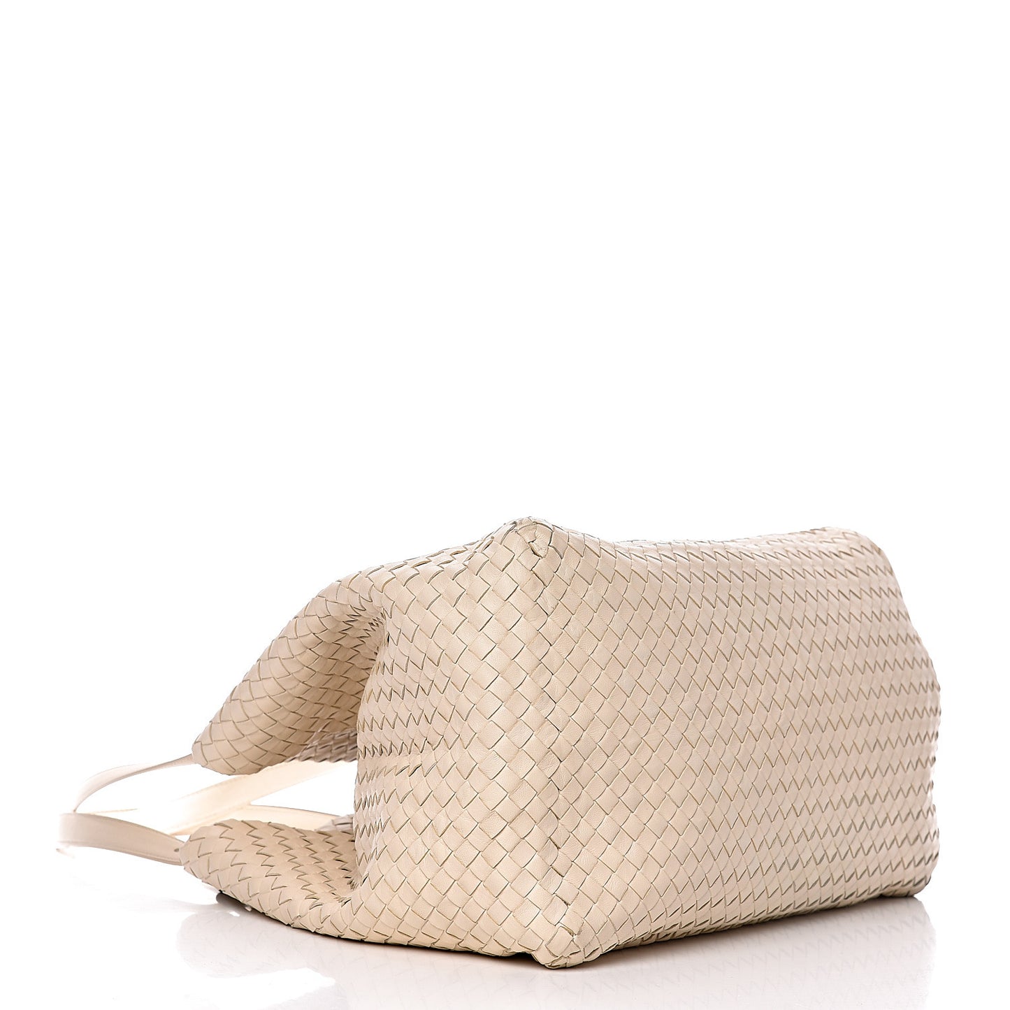 Nappa Intrecciato Large Cesta Tote White