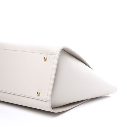 Chanel Caviar Small Studded Deauville Tote Ivory 6 of 10
