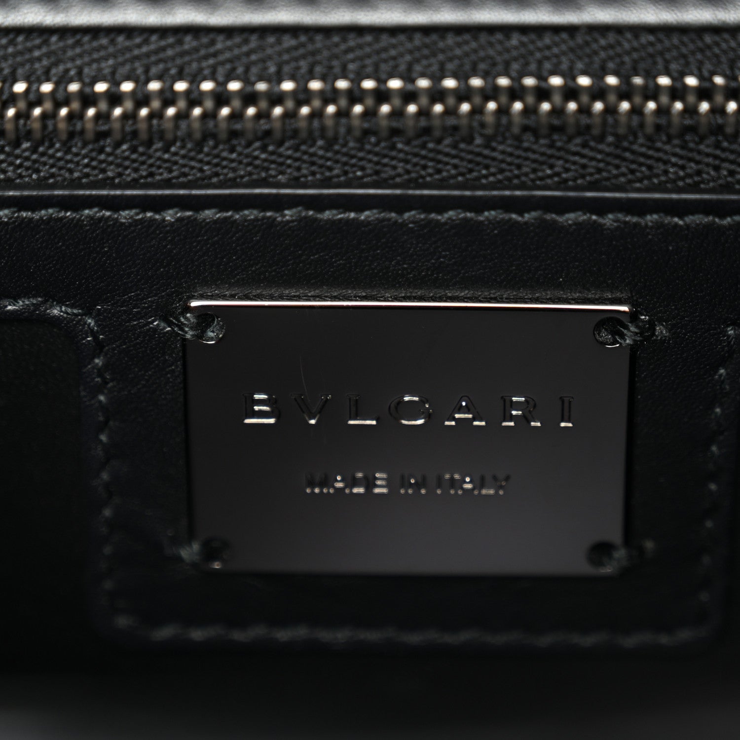 Bulgari Quilted Nappa Smooth Calfskin Serpenti Forever Diamond Blast Shoulder Bag Black 7 of 10