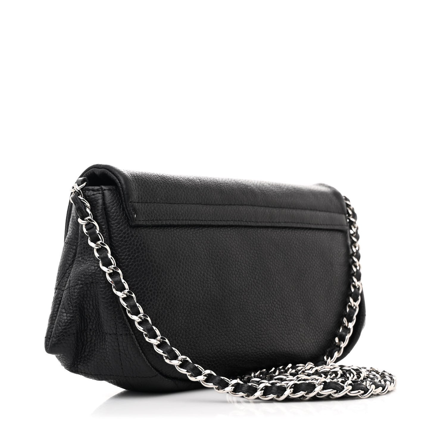 Caviar Half Moon Wallet On Chain WOC Black