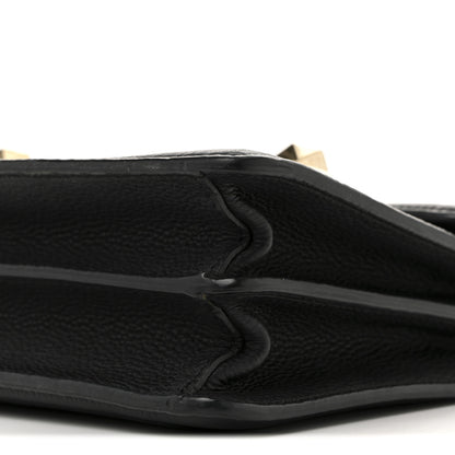 Valentino Garavani Grainy Calfskin Medium VLTN Uptown Shoulder Bag Black 9 of 12