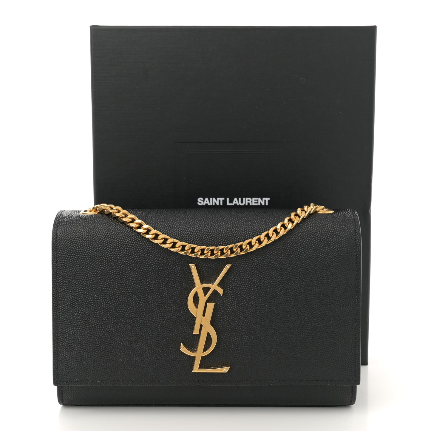 Grain De Poudre Small Monogram Kate Satchel Black