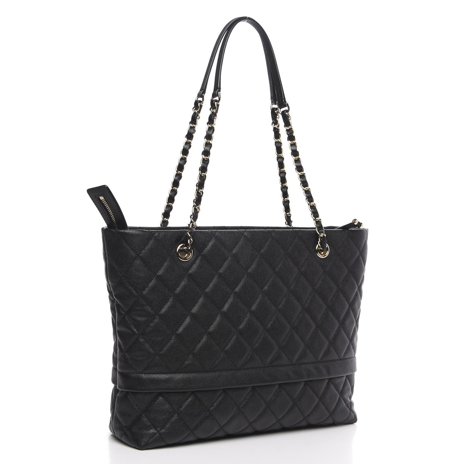 Chanel Caviar Quilted Rolled Up Tote Black 3 of 10