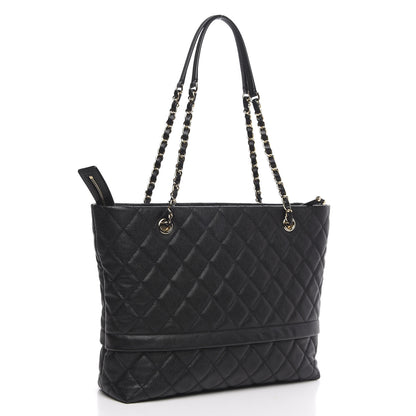 Chanel Caviar Quilted Rolled Up Tote Black 3 of 10