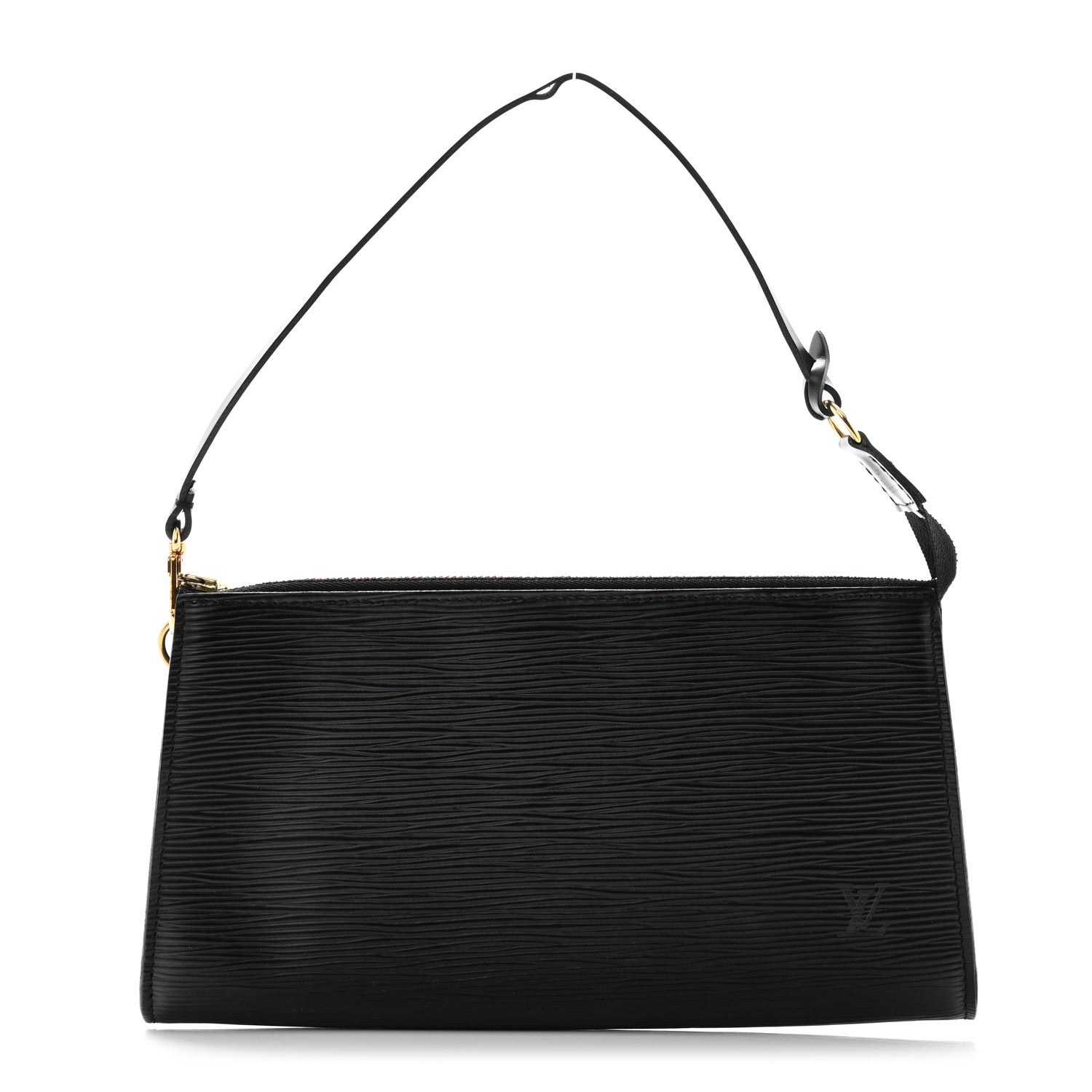 Louis Vuitton Epi Pochette Accessories 24 Black 1 of 9