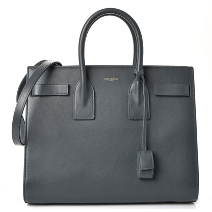 Saint Laurent Calfskin Small Classic Sac De Jour Petrol 1 of 11