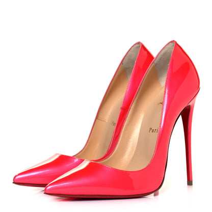 Christian Louboutin Metallic Patent So Kate 120 Pumps 40 Florida 3 of 8