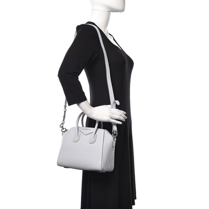 Givenchy Sugar Goatskin Mini Antigona Baby Blue 2 of 10