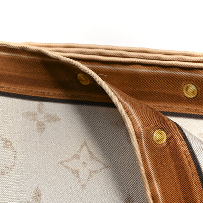 Louis Vuitton Silk Monogram Elysee Palace Hotel Square Scarf Beige 4 of 4