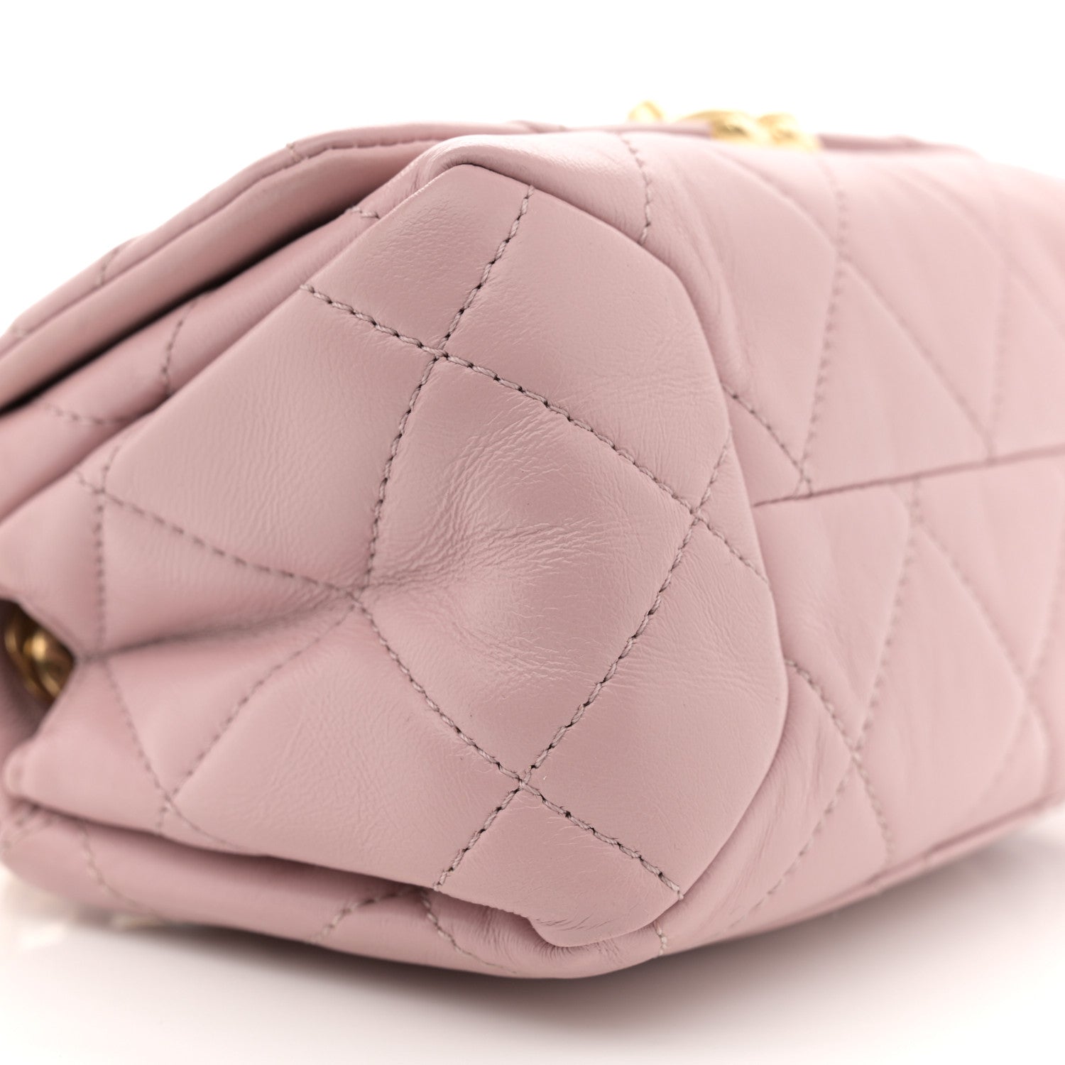 Chanel Lambskin Quilted Mini Color Match Flap Light Pink 9 of 14
