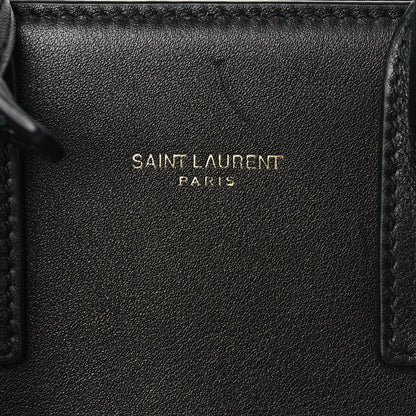 Saint Laurent Calfskin Nano Sac De Jour Black 6 of 8