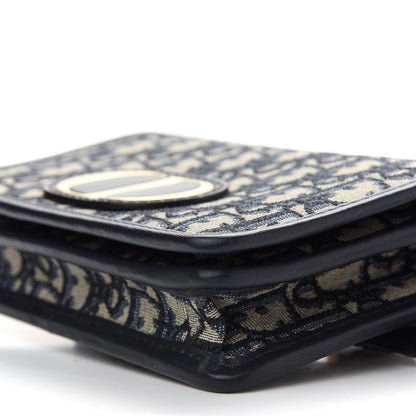 Christian Dior Oblique Montaigne 2-In-1 Pouch Blue 8 of 8
