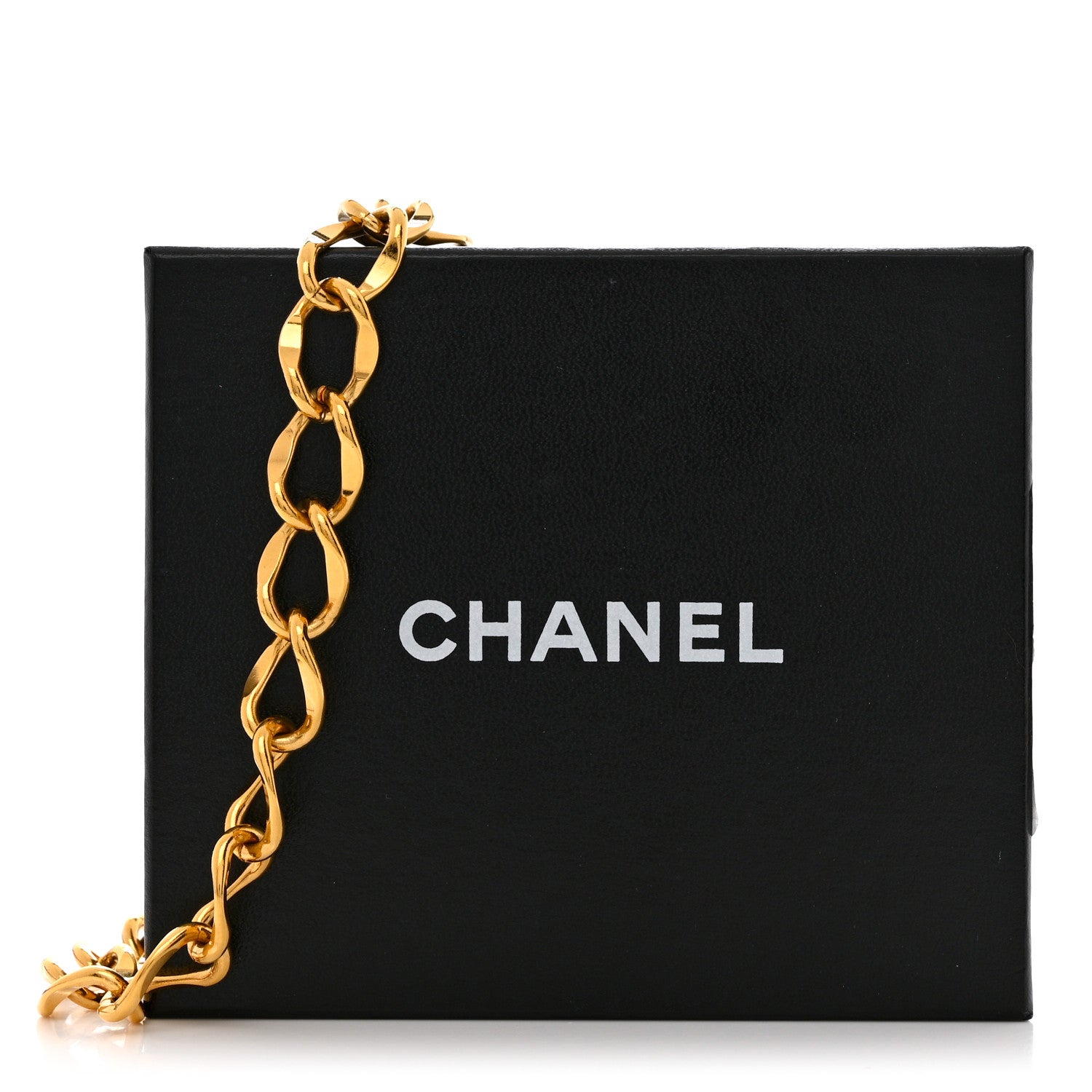 Chanel Metal Chain CC Medallion Belt Gold 4 of 4