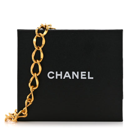 Chanel Metal Chain CC Medallion Belt Gold 4 of 4