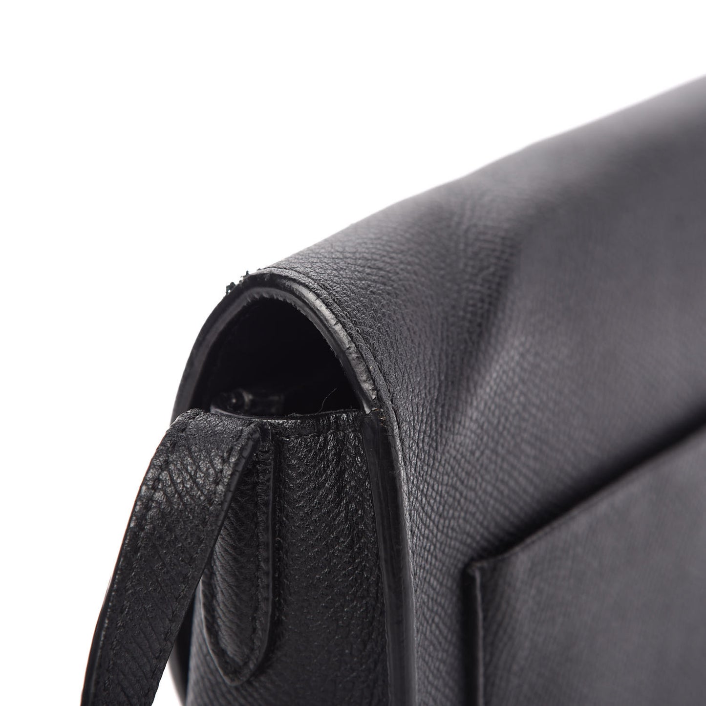 Baby Grained Calfskin Small Trotteur Black