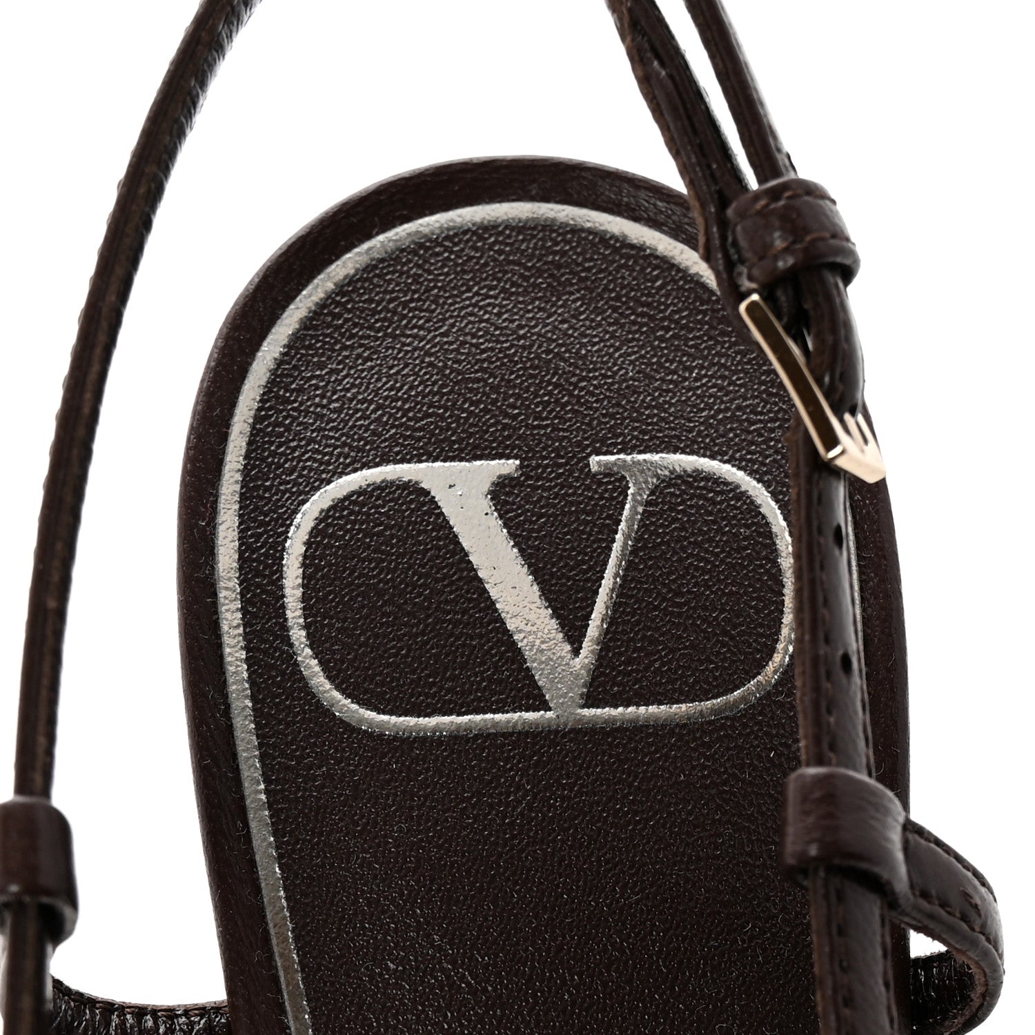 Valentino Garavani Toile Iconographe Vlogo Slingback 80mm Pumps 35.5 Naturale Black Fondant 8 of 10