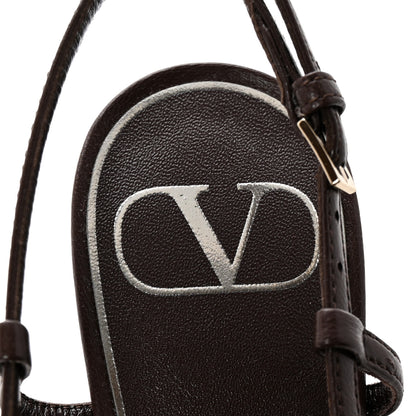 Valentino Garavani Toile Iconographe Vlogo Slingback 80mm Pumps 35.5 Naturale Black Fondant 8 of 10
