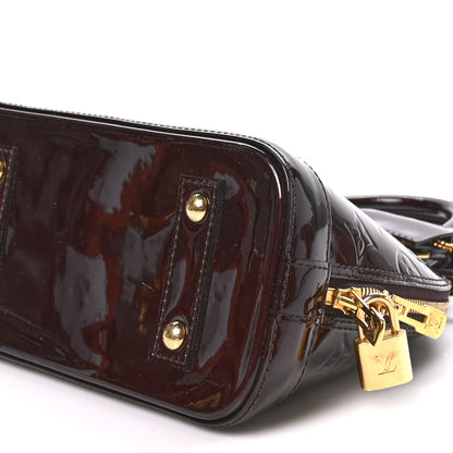 Louis Vuitton Vernis Alma BB Amarante 9 of 10