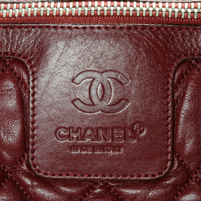 Chanel Lambskin Quilted Extra Large Coco Cocoon Reversible Tote Black 9 of 9