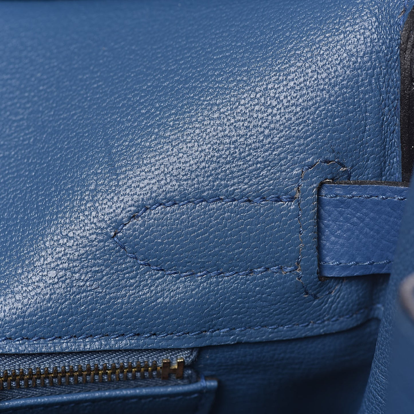 Epsom Birkin 30 Bleu