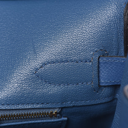 Hermes Epsom Birkin 30 Bleu 11 of 31