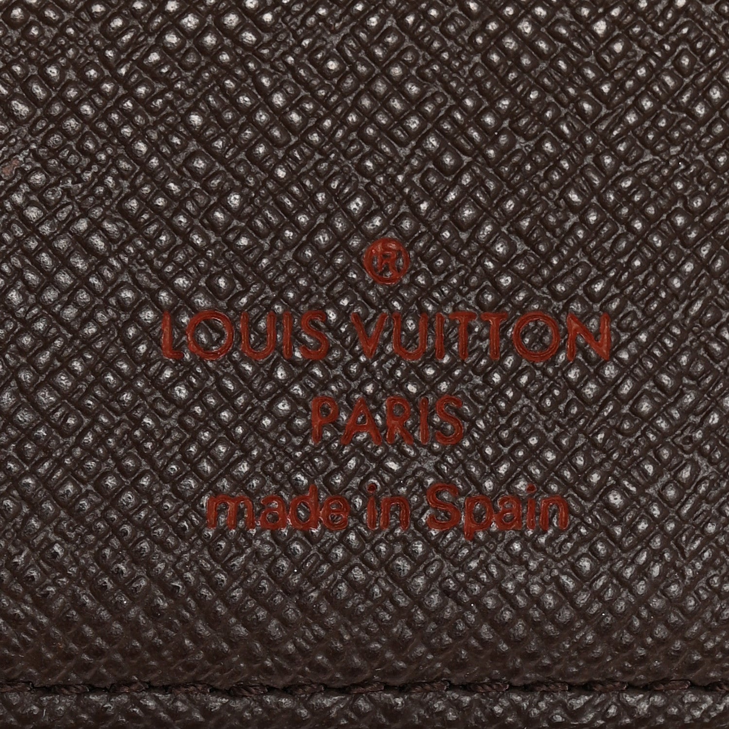 Louis Vuitton Damier Ebene Checkbook Cover Wallet 6 of 13