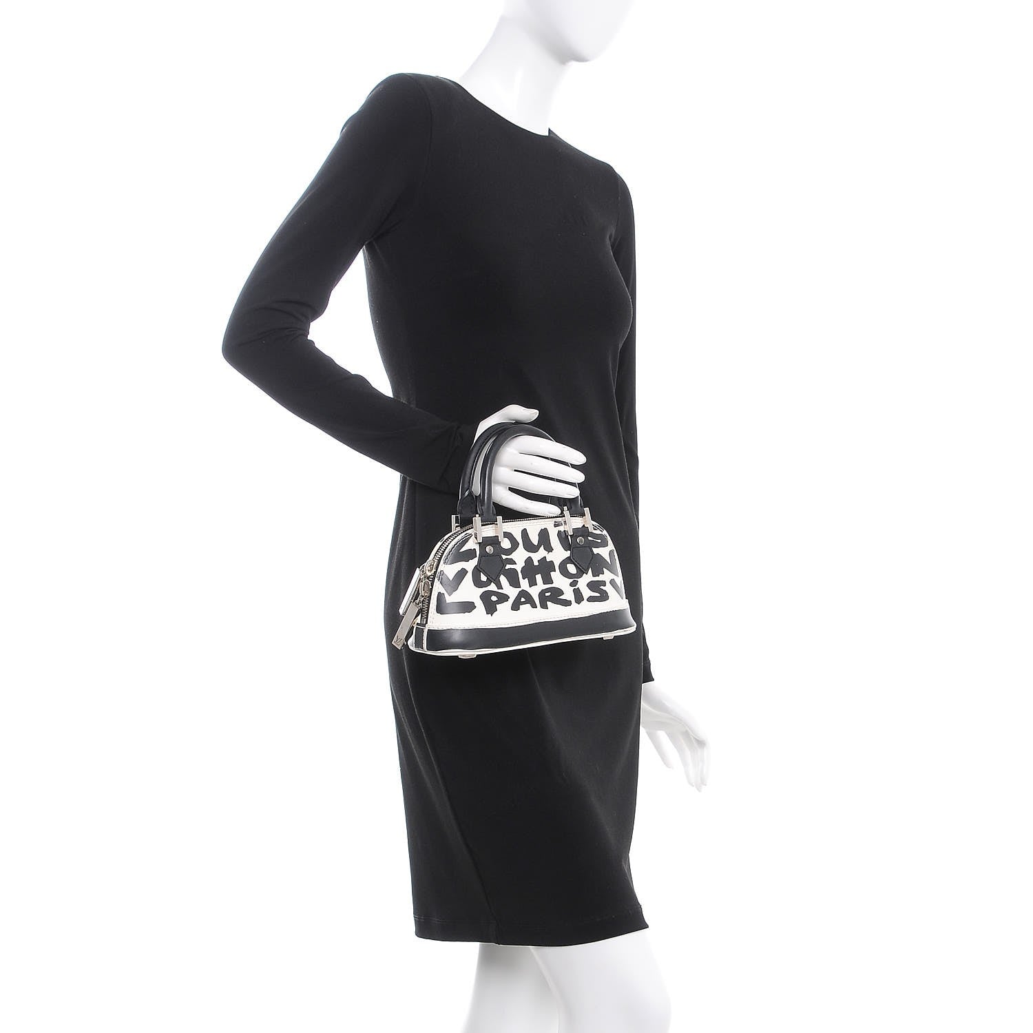 Louis Vuitton Graffiti Alma PM Black 2 of 9