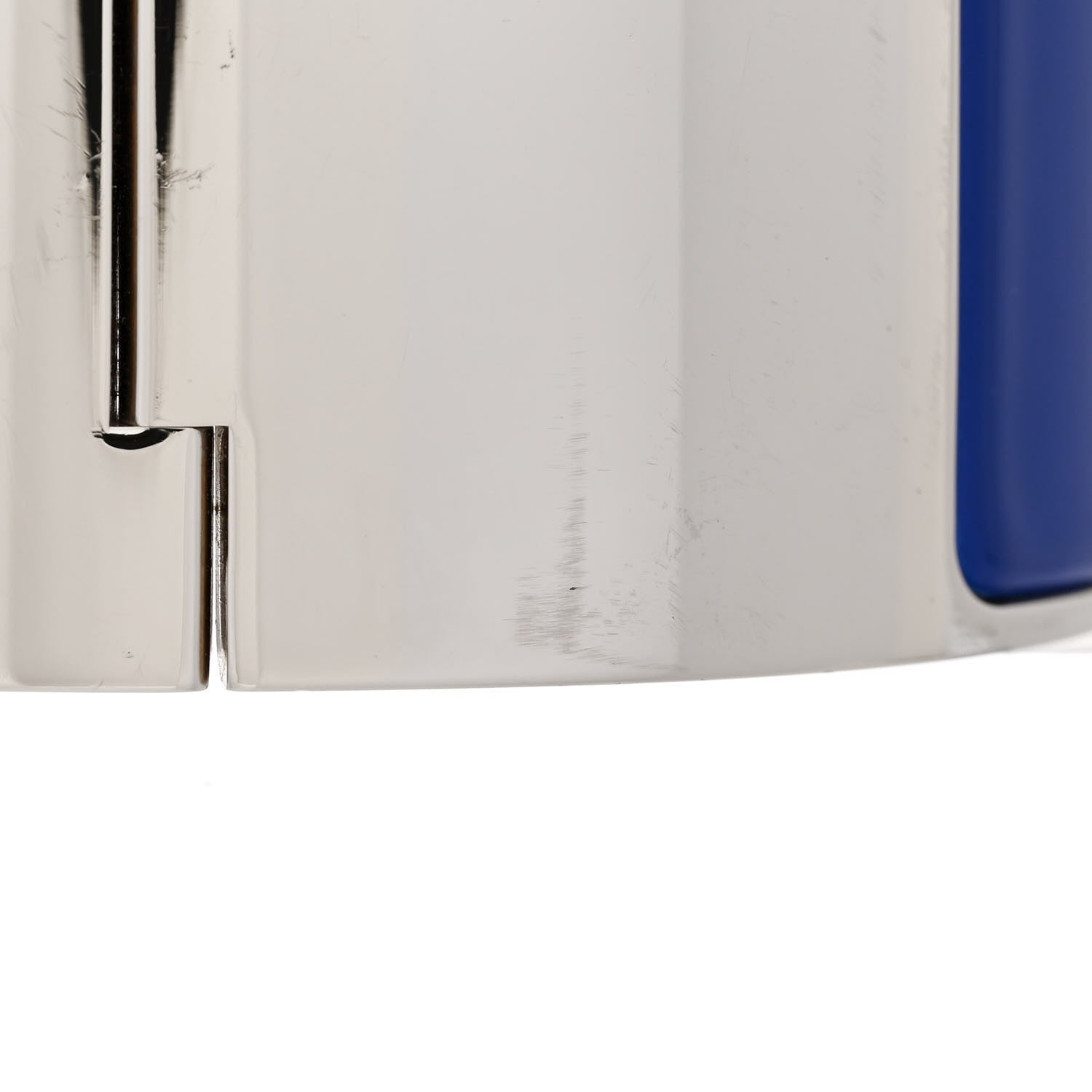 Hermes Enamel Extra Wide Clic Clac H Bracelet GM Bleu Electrique 5 of 5