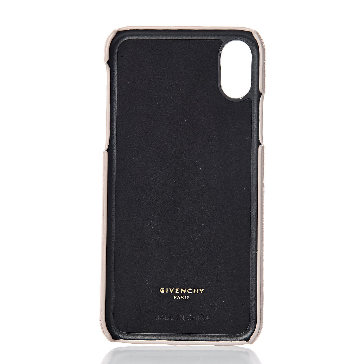 Goatskin Diamond Quilted GV3 iPhone X Case Pale Pink