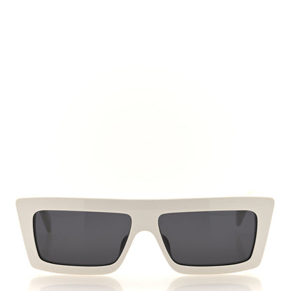 Celine Acetate Monochroms Square Sunglasses CL40214U White 2 of 6