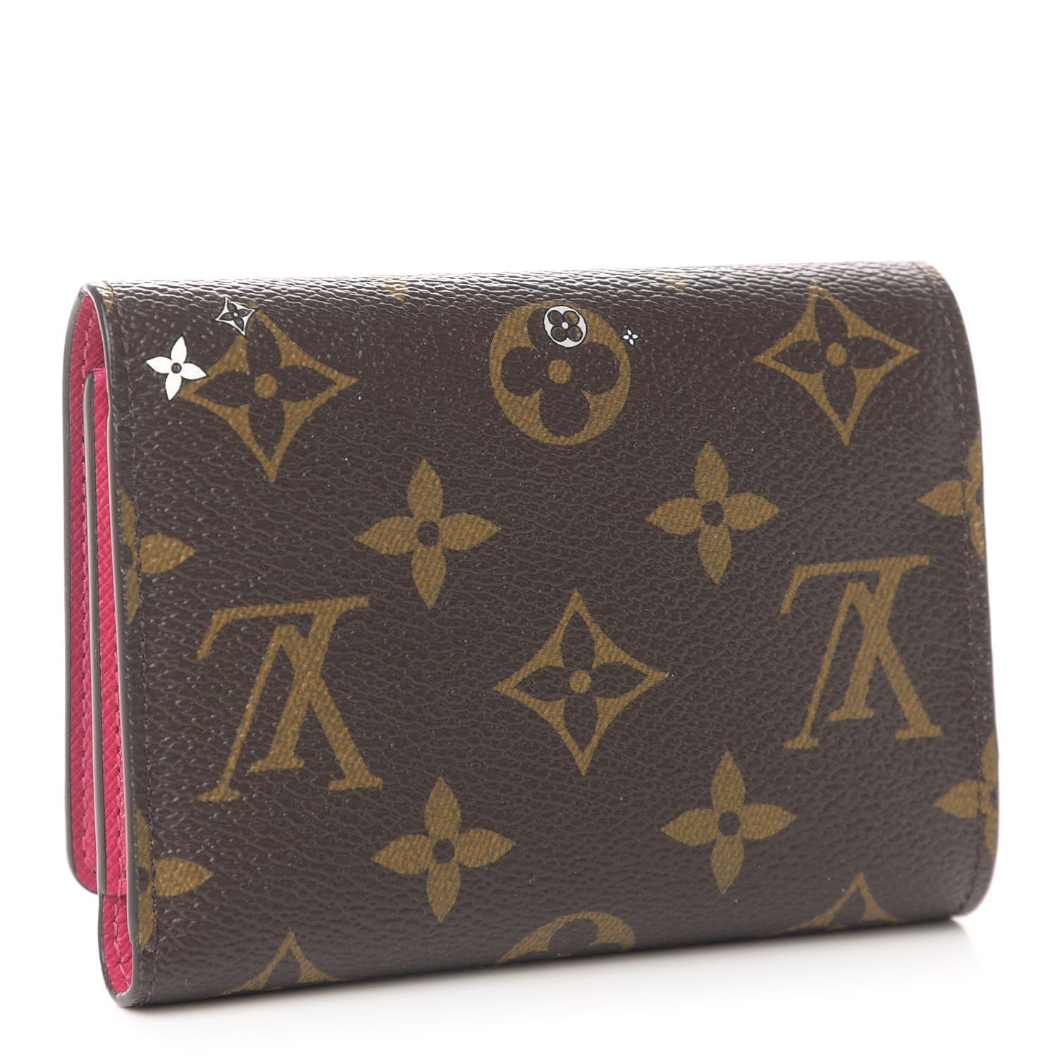 Louis Vuitton Monogram 2019 Christmas Animation Victorine Wallet Fuchsia 3 of 9