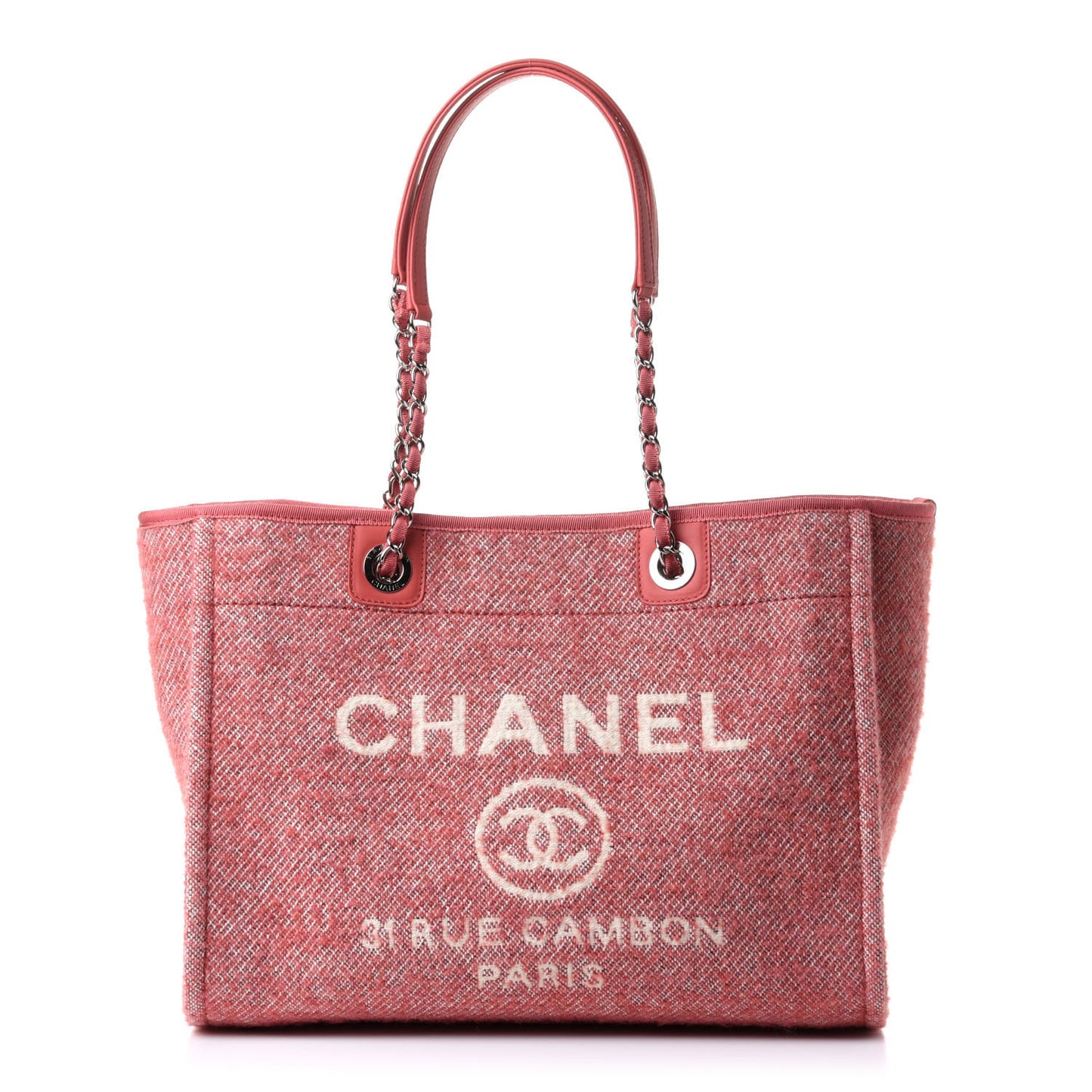 Mixed Fibers Small Deauville Tote Pink
