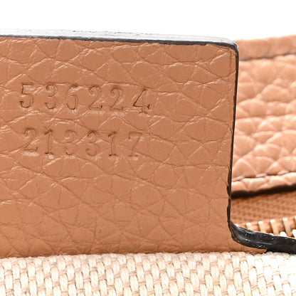 Gucci Pebbled Calfskin Medium Soho Flap Crossbody Camelia 7 of 10