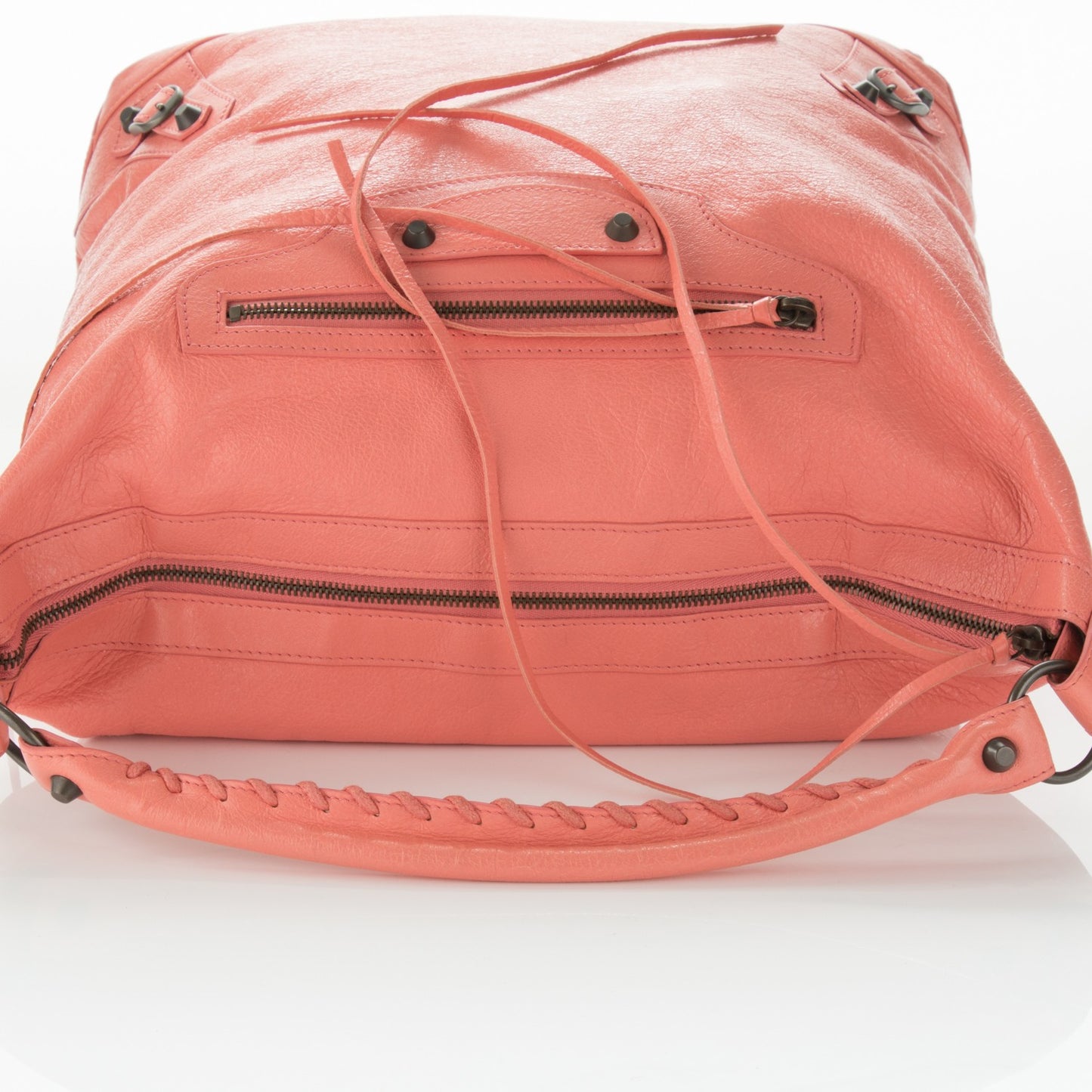 Agneau Classic Hardware Day Hobo Rose Azalee