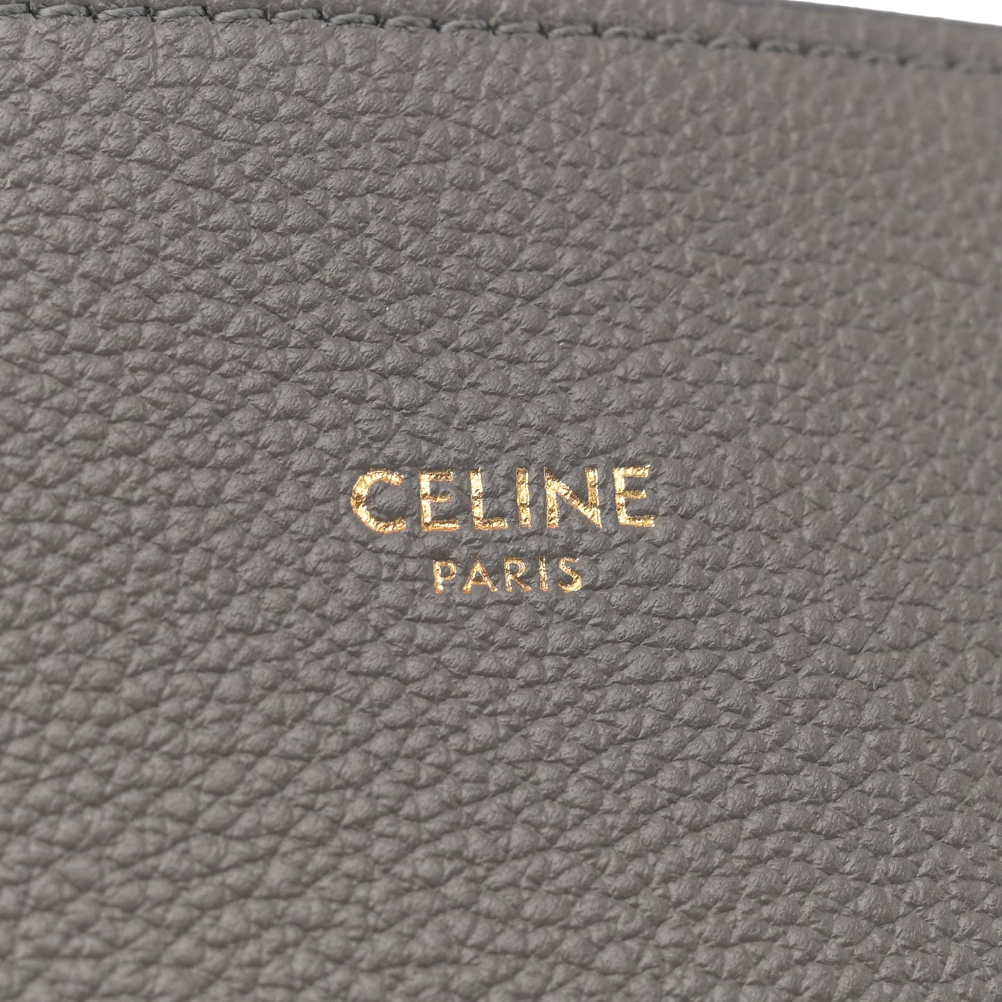 Soft Grained Calfskin Medium Belt Cabas Phantom Grey