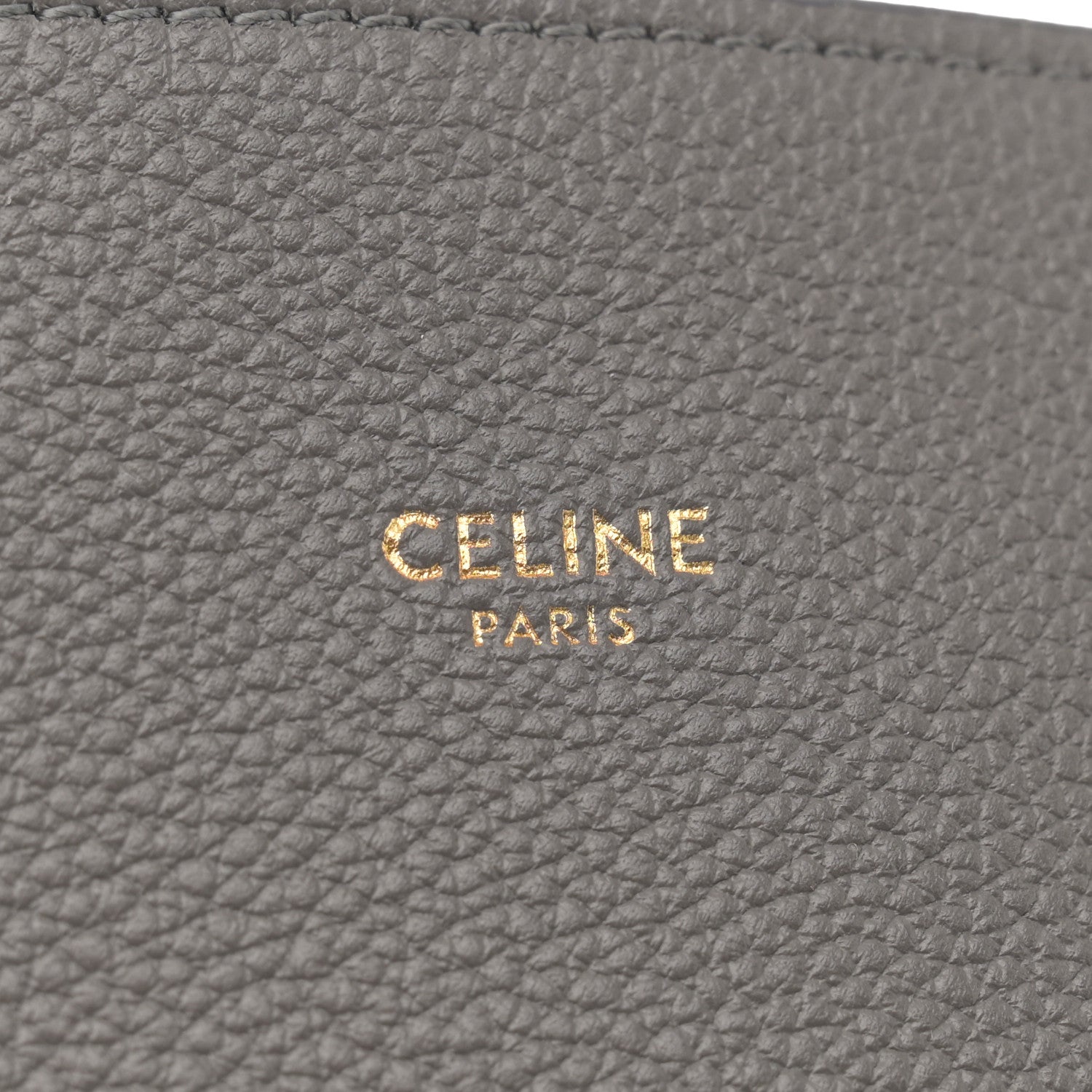 Celine Soft Grained Calfskin Medium Belt Cabas Phantom Grey 6 of 11
