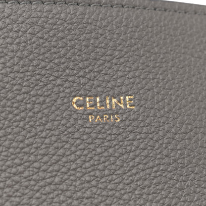 Celine Soft Grained Calfskin Medium Belt Cabas Phantom Grey 6 of 11