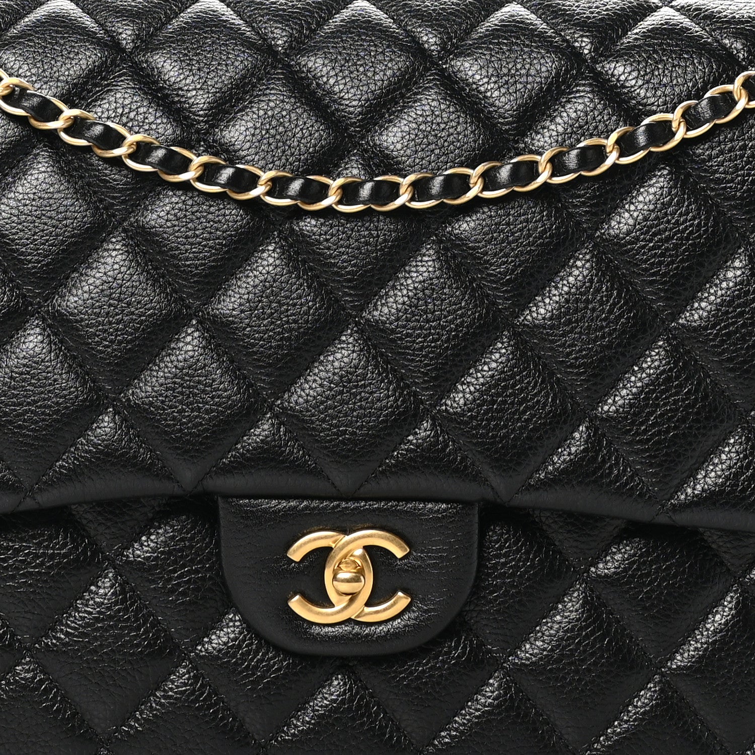 Chanel Caviar Quilted XXL Travel Flap Bag Black 8 of 10