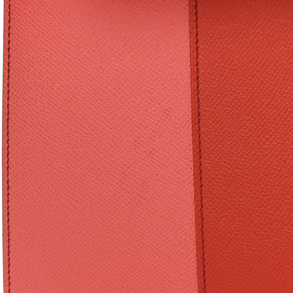 Hermes Epsom Kelly Flag Sellier 35 Corail Flamingo Pink 12 of 13