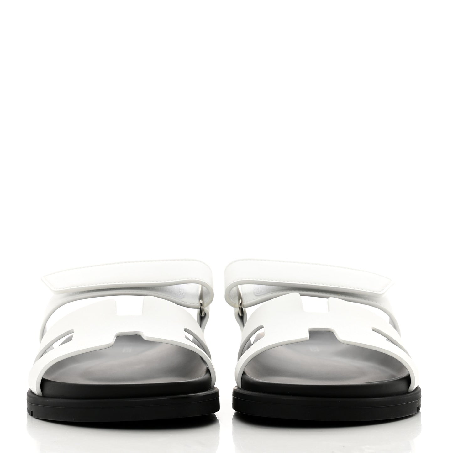 Calfskin Womens Chypre Sandals 37 White