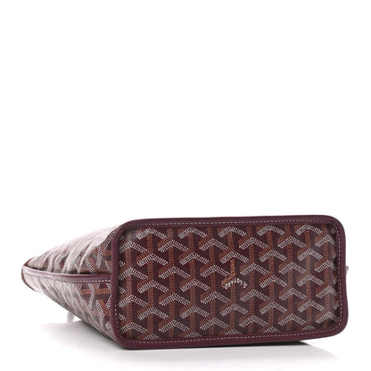 Goyard Goyardine Reversible Mini Anjou Burgundy 5 of 9