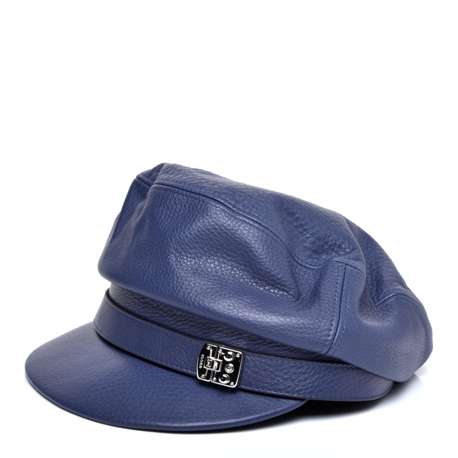 Gucci Calfskin Cellarius Hat S Washed Indigo 1 of 7